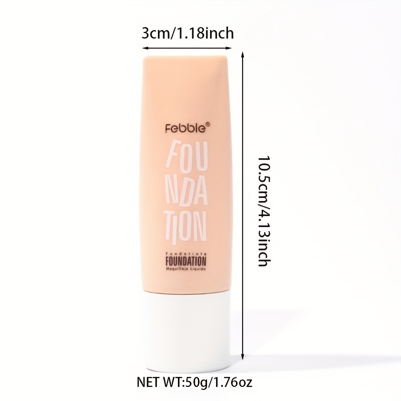 USHAS flüssiger Foundation-Concealer, feuchtigkeitsspendend und ölkontrollierend, natürliche Hautfarbe_voghion.com