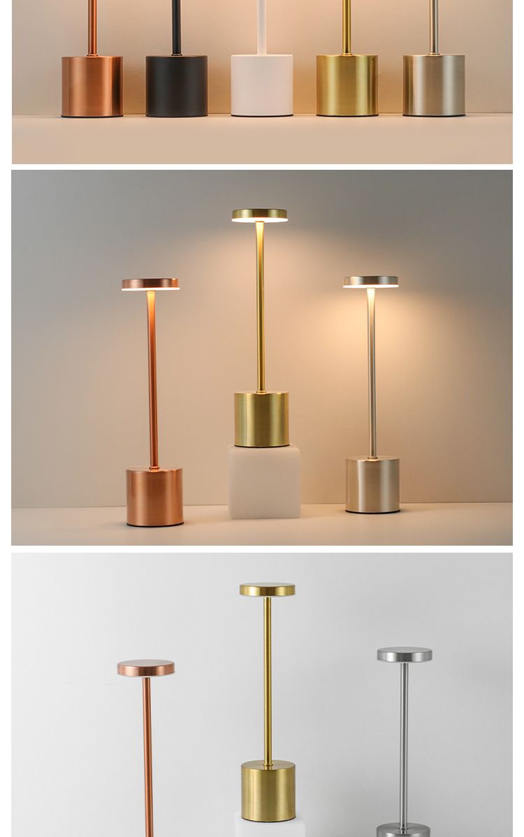 LED rechargeable I-shaped modern and simple USB touch bar desk lamp, atmosphere small night lamp_voghion.com