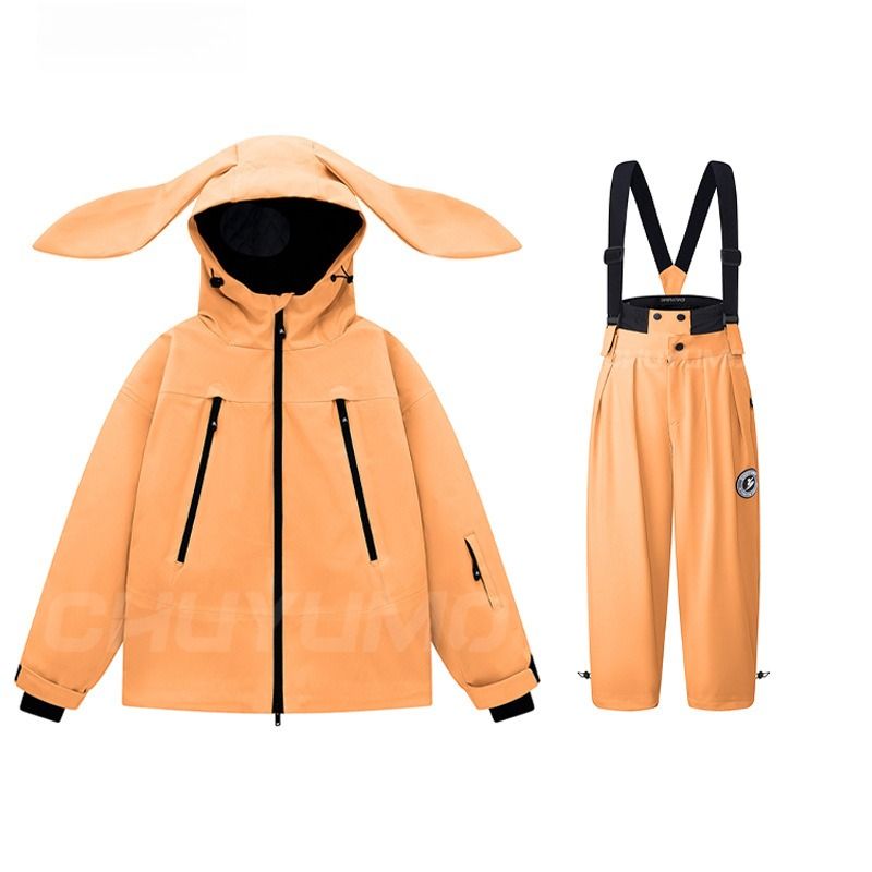 Skianzüge, Split-Skianzüge für Damen und Herren, Einzel- und Doppelskier, wasser- und winddicht, warme Skihosen für Mädchen, Outdoor-Ausrüstung_voghion.com