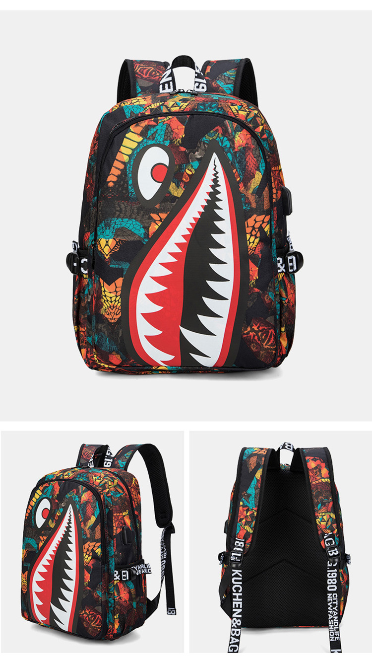 Schoultaschen fir männlech Grondschoulschüler a Kanner vun der drëtter bis sechster Klass, liicht Rucksäck fir modesch,_voghion.com