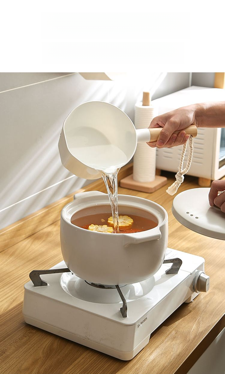 Japanischen Stil Küche Spezielle Haushalt Verdickt Lange Griff Scoop Lebensmittel Grade Hohe Temperatur Beständig Vertieft_voghion.com