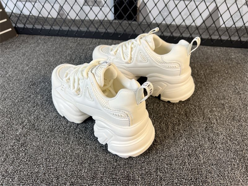 Mesh respirabil cu talpa groasa tata femei versatile alb sport casual confortabil pantofi mari inaltime 6cm_voghion.com