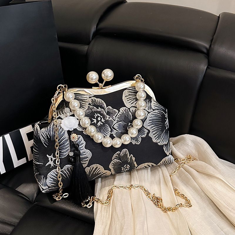 Borsa da sera da donna con perline e ricami in stile cinese, nuova moda 2025, borsa a tracolla con catena_voghion.com