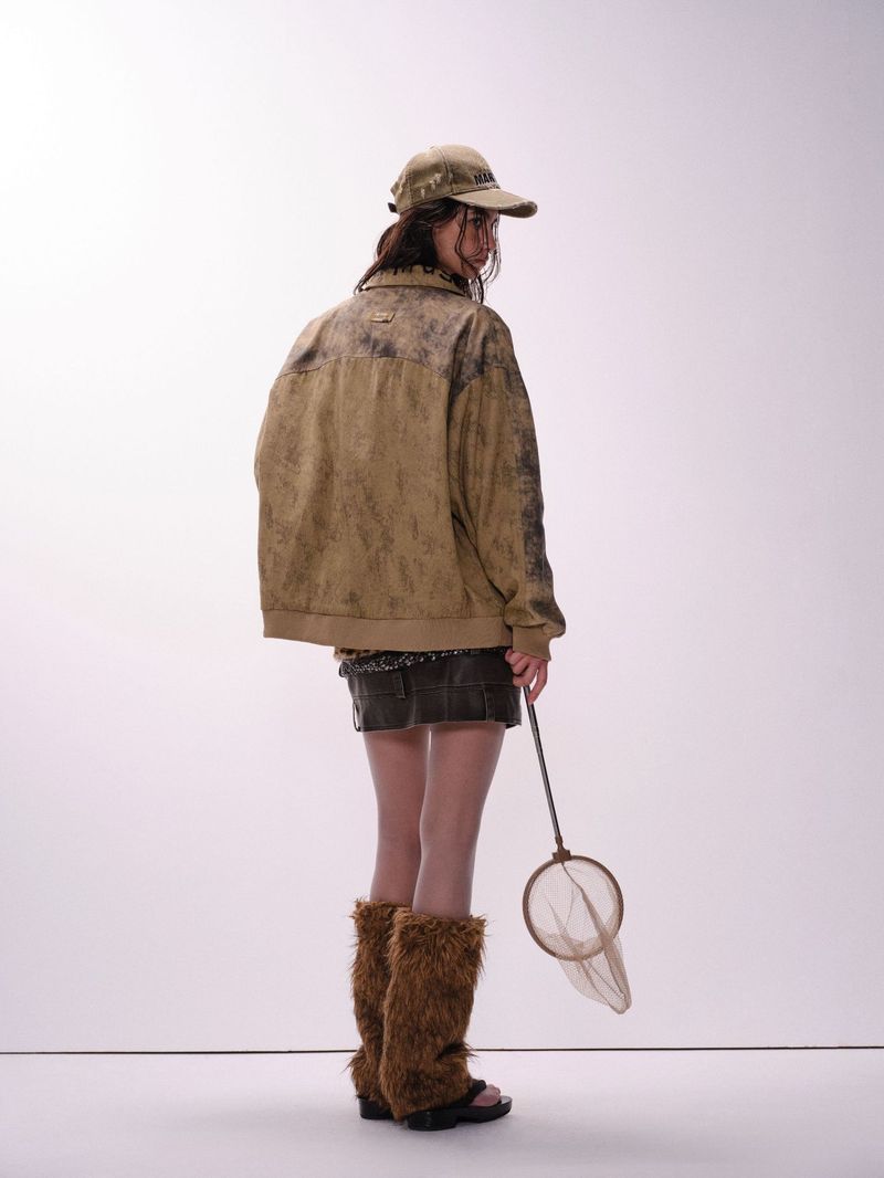 Eon Modish 25 Autumn New American Street Style Vintage Turn-down Collar Workwear Jacket Coat_voghion.com