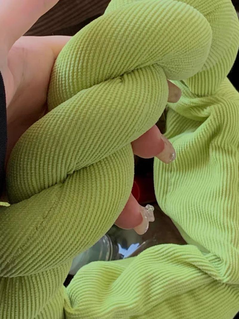 Umhängetasche aus Cord mit Kette, in der Hand tragbarer Mini-Baumwollstoff mit kleiner quadratischer Füllung, neues Modell 2024_voghion.com