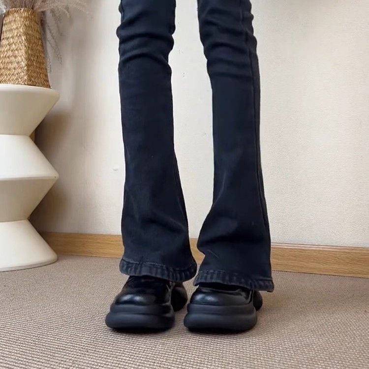 Version ~ Platform Commuter Women's Round Toe Thick Sole Loafers Soft Leather Sports Style Flats_voghion.com