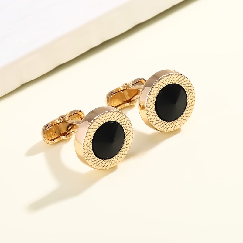 Neue runde diamant kristall manschettenknöpfe mode Französisch business hemd manschettenknopf_voghion.com