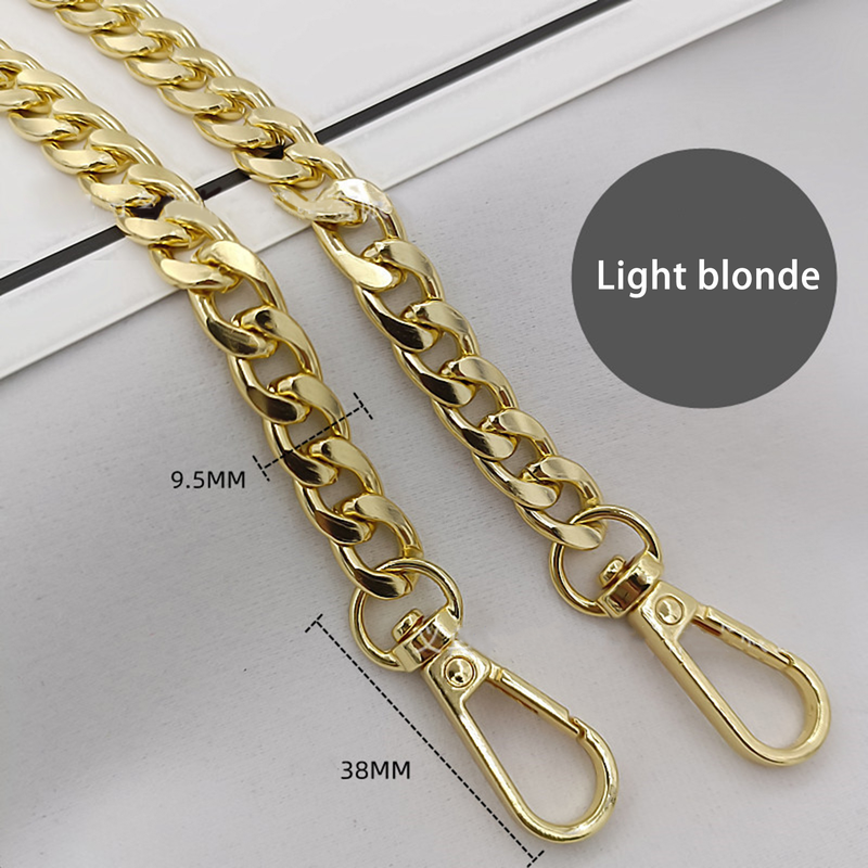 Lihanbao somas ķēdes siksna Lieljaudas metāla āķa skava Crossbody rokassomiņa Messenger soma plecu siksnas maiņas soma DIY aksesuāri_voghion.com