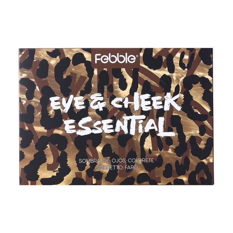 USHAS18 Leopard Pattern 18 Color Eye Shadow Brown Disc ES4339_voghion.com