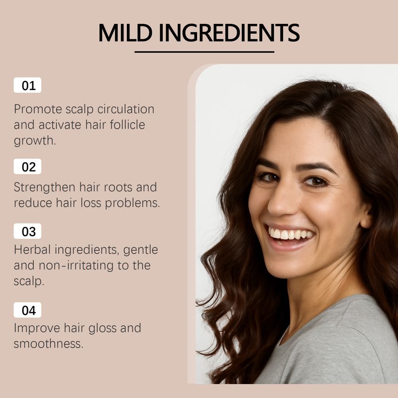 HOEGOA Scalp Care Essence nährt die Follikel, stärkt sie, reduziert Haarbruch und macht das Haar natürlich weich und glänzend_voghion.com