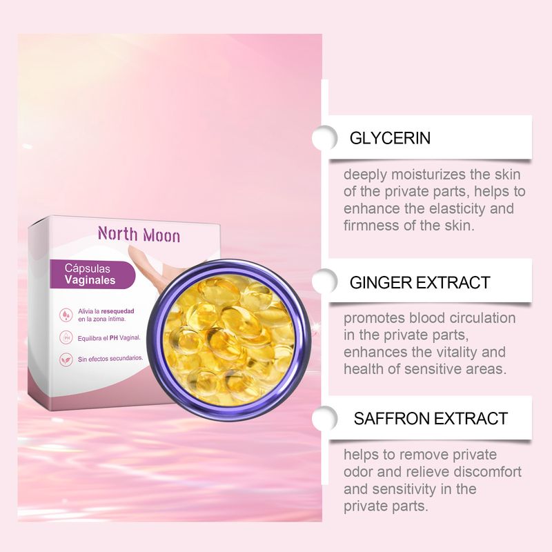 North Women's Gentle Cleansing Daily Nourishing Skin Body Care Capsules_voghion.com