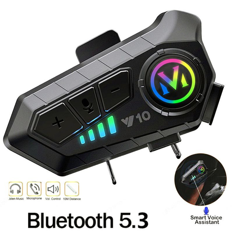 HiFi Bluetooth 5.3 Motorradhelm-Headset Drahtloser Anruf Motorrad-Kopfhörer_voghion.com