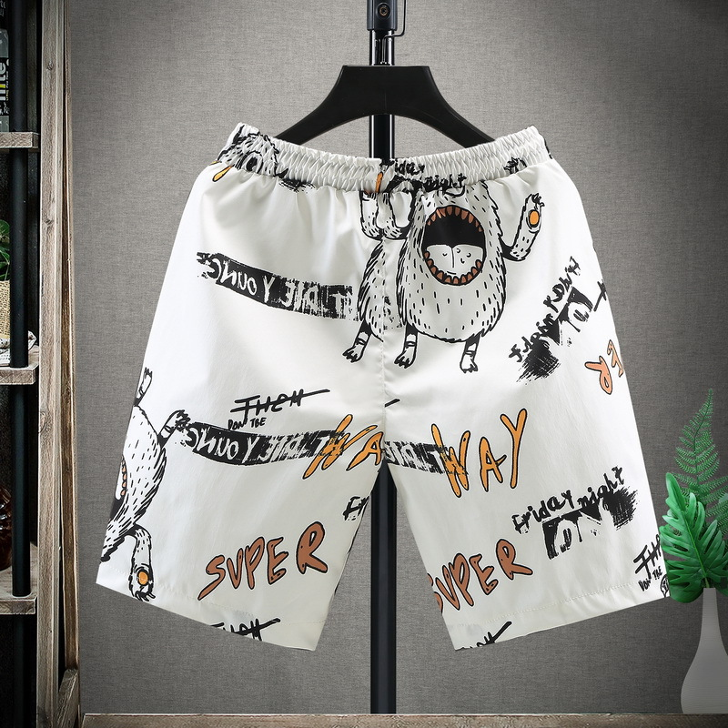 Short d'été décontracté pour hommes, pantalon moyen à 5 points, ample, grande taille, mode sport, couple, grands caleçons_voghion.com