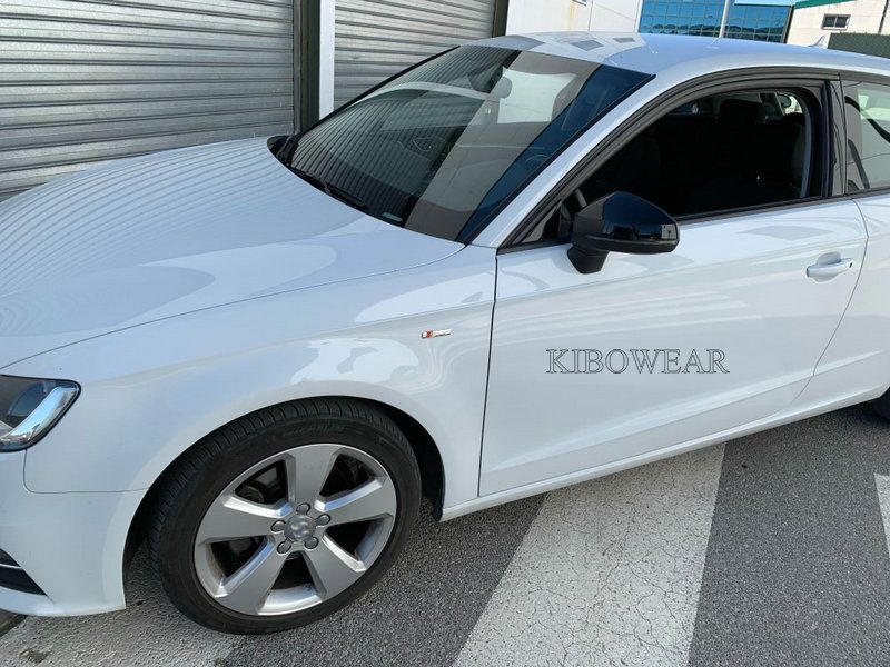 Black Side Wing Spiegel Cap Deckele fir Auto A3 S3 8V 2013 2014 2015 2016 2018 2017 2019 Ersetzen (Glossy Pearl Black) 2020_voghion.com