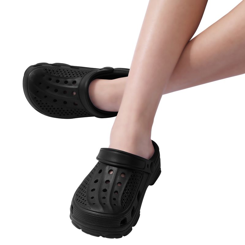 Bebealy Men Hole Clogs Slippers Men Garden Shoes For Men Arch Support Slides Summer Fashion Beach Slippers Non-slip EVA Slippers_voghion.com