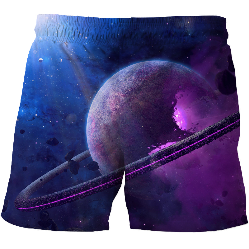 3D-Shorts, Sommer, neue, schnell trocknende Strand-Badeshorts, Herren-Hip-Hop-Shorts, Strandbekleidung_voghion.com