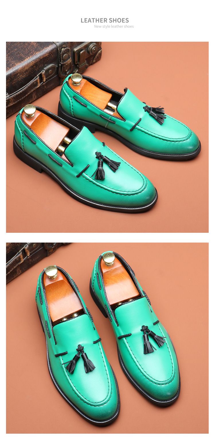 Herrenmode Quaste Weiche Mokassins Herren Echtleder Casual Loafers Outdoor Driving Flats Schuhe_voghion.com