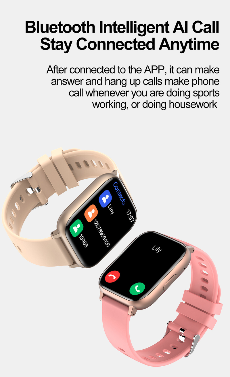 New H9 Smart Watch Health Monitoring Bluetooth Call Watch Sports Heart Rate Blood Oxygen_voghion.com
