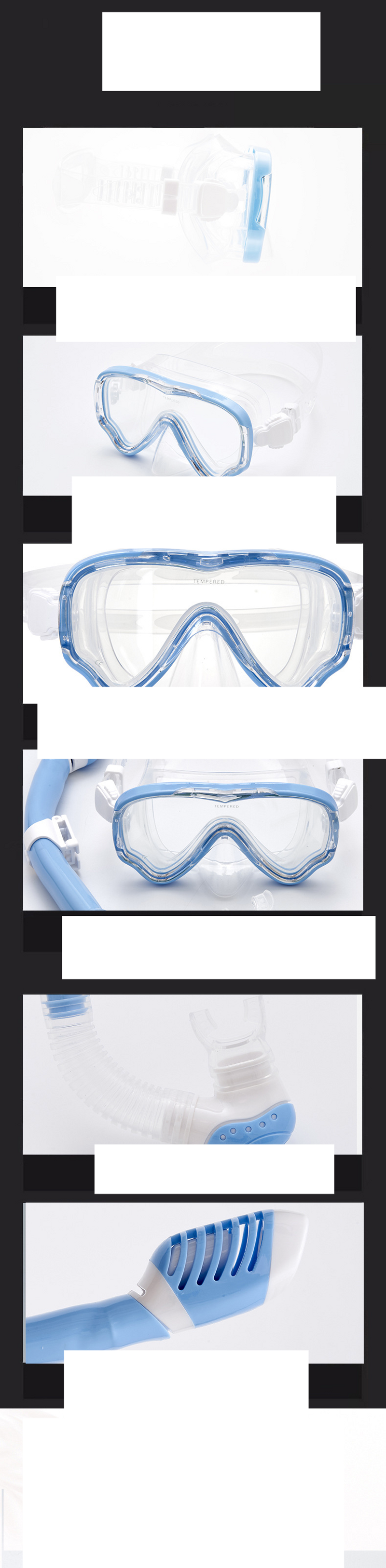 HD búvármaszk légzőcső készlet férfiaknak és nőknek, páramentes, professzionális, nagyméretű gyermek úszószemüveg_voghion.com