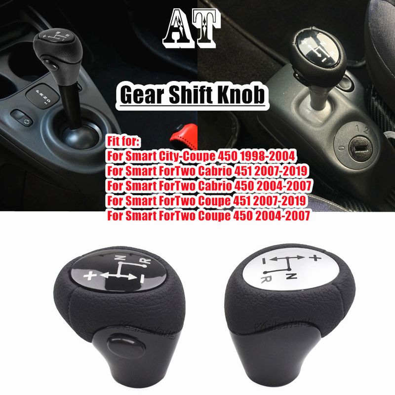 Perilla de cambio de marchas de transmisión automática para Smart City-Coupé ForTwo Cabrio Coupé 451 450 Auto Parts_voghion.com