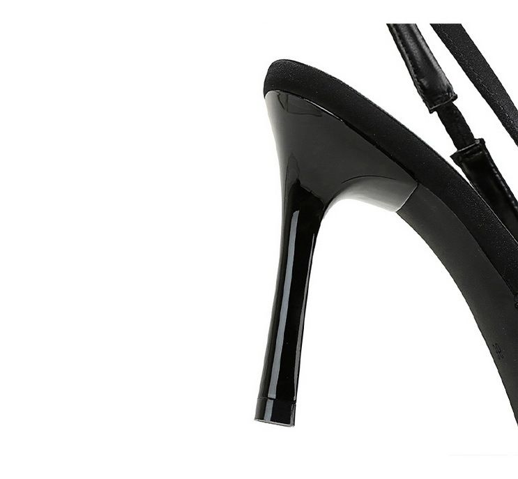 Elegante High Heels mit floralem Muster und spitzer Spitze und offenem Riemen auf der Rückseite – Damenschuhe für Bankette und besondere Anlässe, flache Einzelschuhe_voghion.com