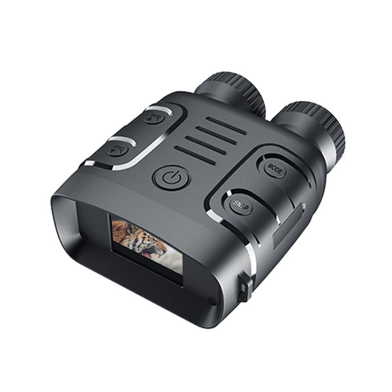 Ultra Clear Large Screen Day Dual-use Camera And Video Recorder With High-definition Infrared All Black Dual Tube Night_voghion.com