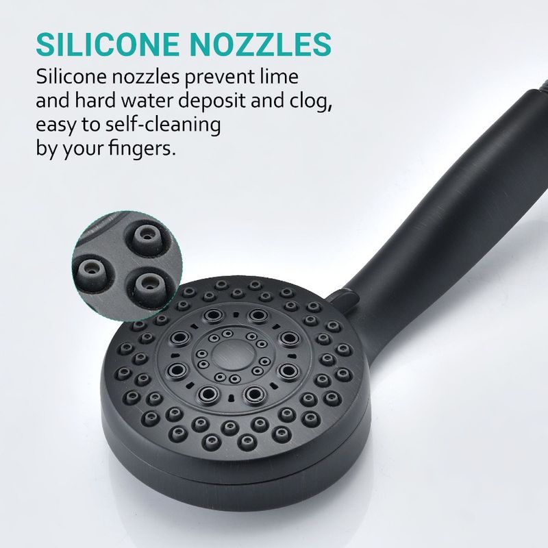 Mode Handheld Hose High Pressure Shower Settings 5 Shower With Adjustable S_voghion.com
