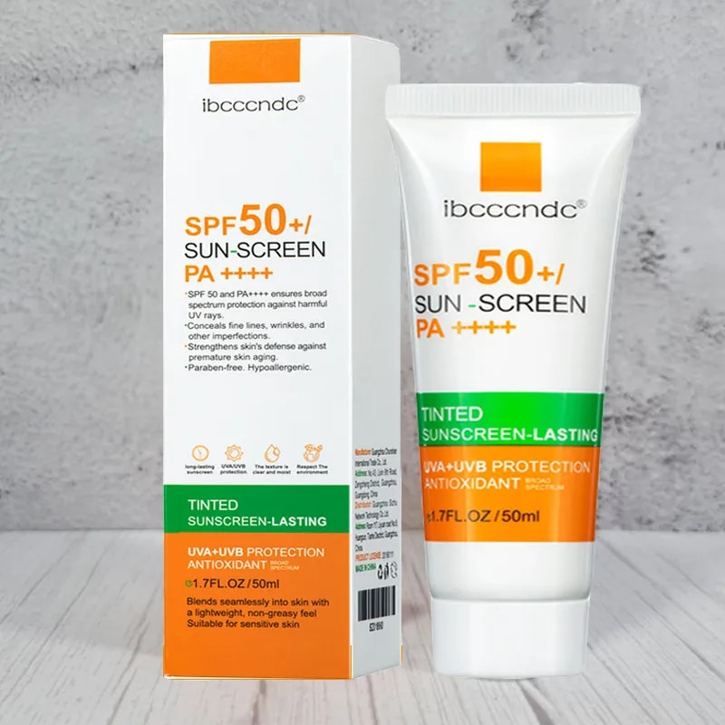 Original Sunscreen SPF50+ Oil Control Light and Non Greasy Suitable for Oily and Mixed Skin Green Label Sunscreen_voghion.com