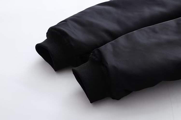 Women's plus-size bomber loose biker jacket_voghion.com