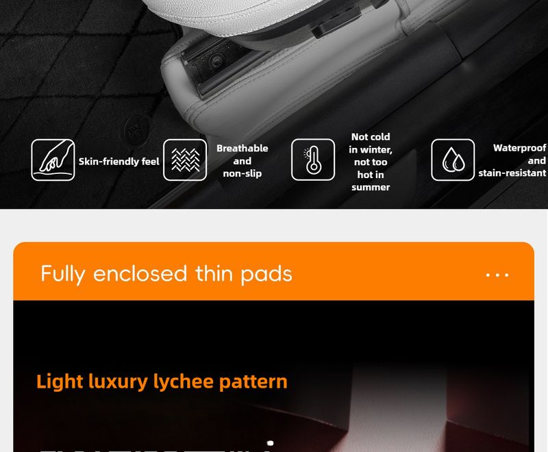 Capa protetora completa para os bancos dianteiros de carros X1 X3 G01 G08 F25 X5 E53 E70 F15 G05 Série 3 e 5_voghion.com