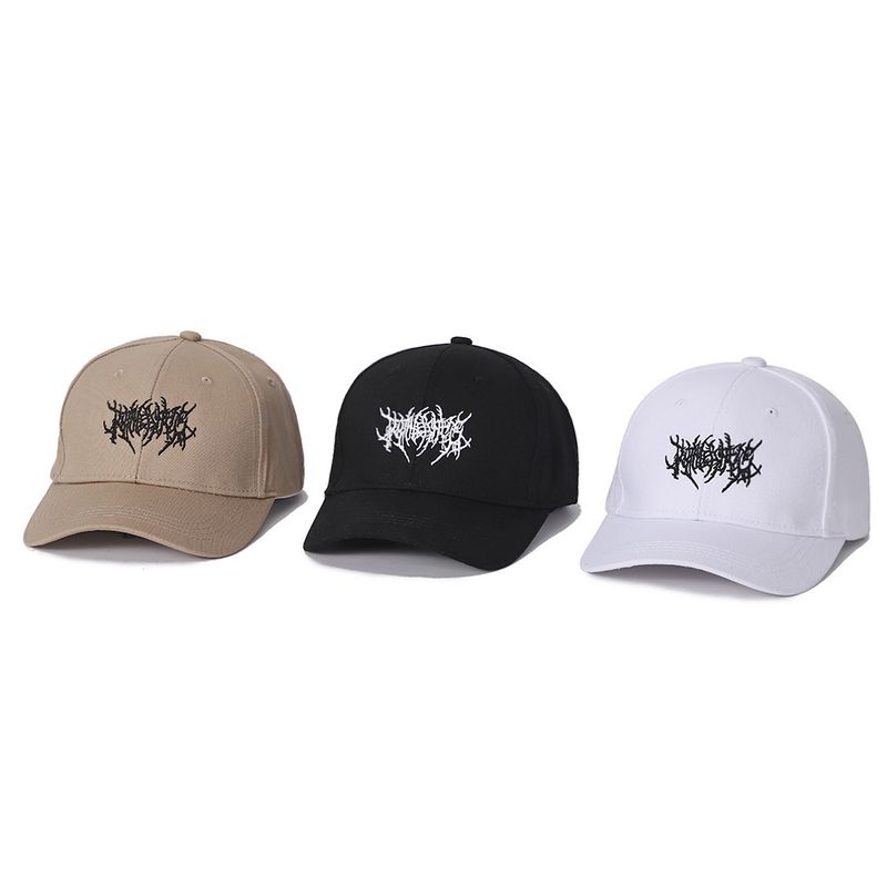 Adjustable Baseball Cap With Embroidery - Stylish Sun Hat For Men & Women, Lightweight Acrylic Fabric With Wide Brim For UV Protection_voghion.com