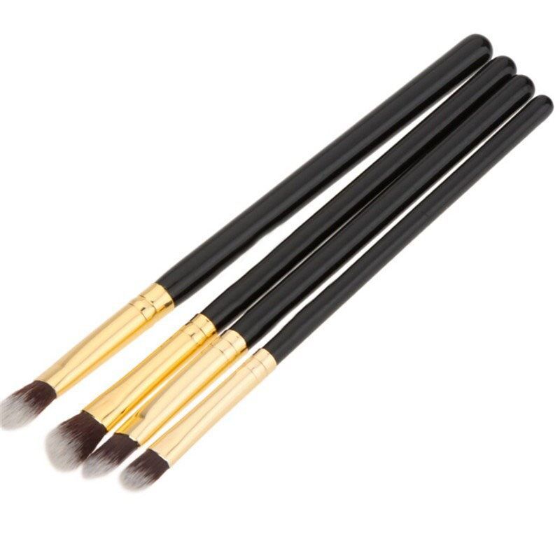 Set di 12 pennelli da trucco professionali neri per fard in polvere, occhi, cosmetici, strumento per il trucco di bellezza_voghion.com