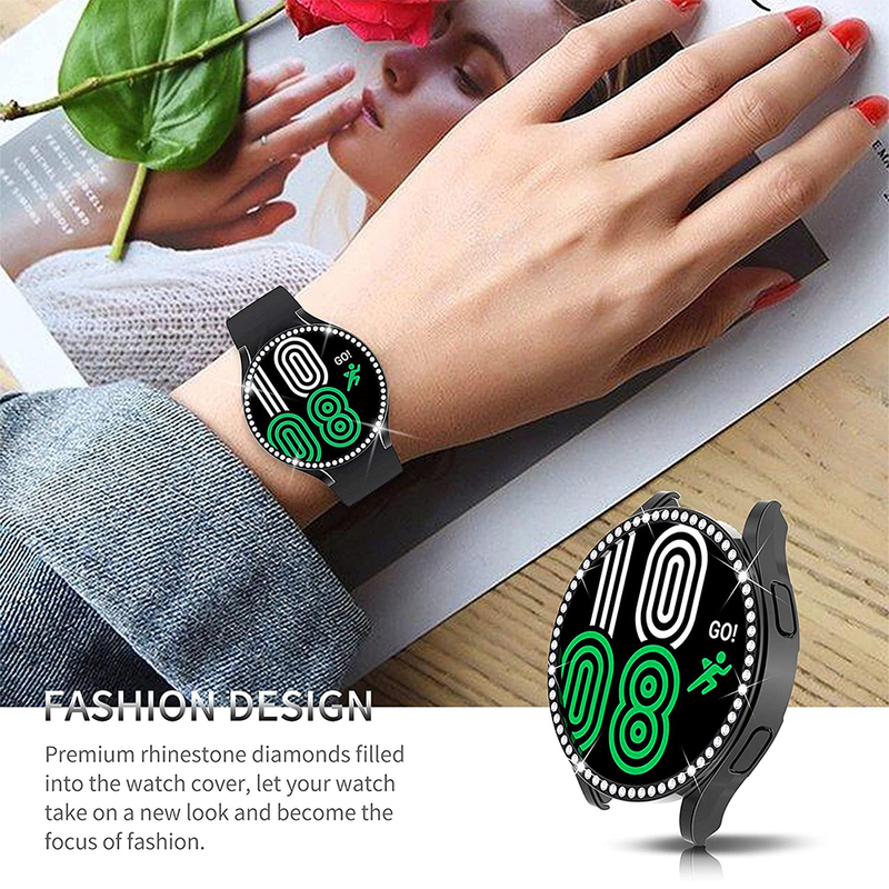 Galaxy Watch4 Screen Protector Case Anti-drop Anti-scratch for Samsung Galaxy Watch 4 5 40mm 44mm Cover + Glass All-in-one Shell_voghion.com
