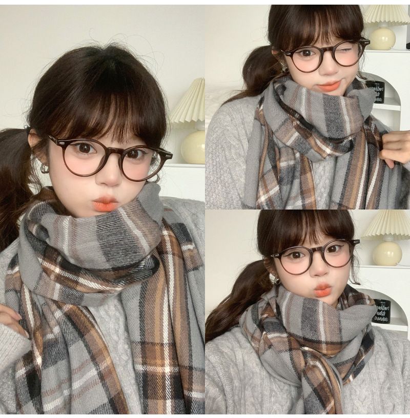 Nuova sciarpa giapponese JK Academy in stile sottomarino per le donne in inverno, versione coreana di alta qualità, versatile, coppia di studenti, sciarpa calda invernale_voghion.com