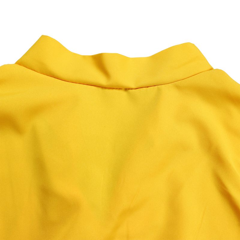 Damenbekleidung Übergröße Damenbekleidung Herbst neuer Stil Schnürung Plissee Langarm Farbabstimmung Temperament elegantes Kleid_voghion.com