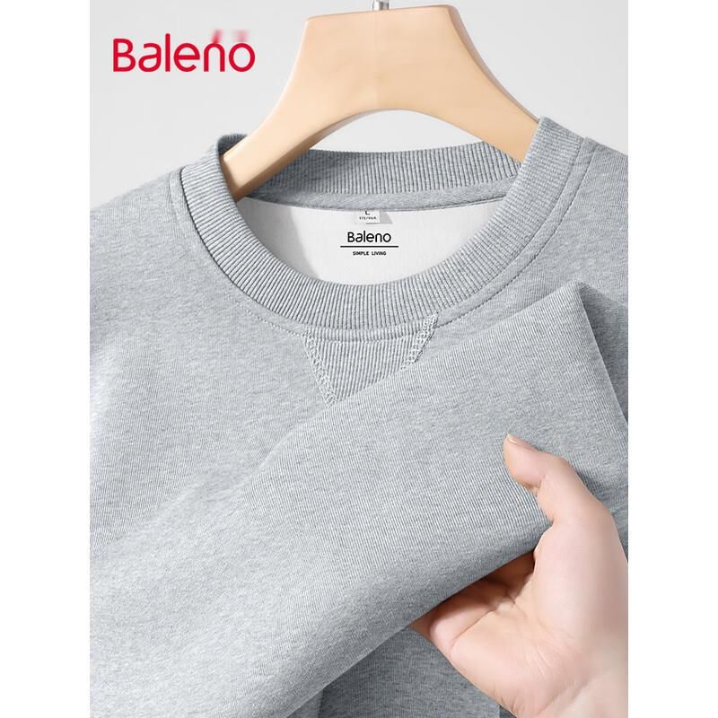 Balo Sweatshirt Spring And Long Sleeve T-Shirt M's Autumn Couple American Style Large Size Loose Base Shirt Jacket_voghion.com