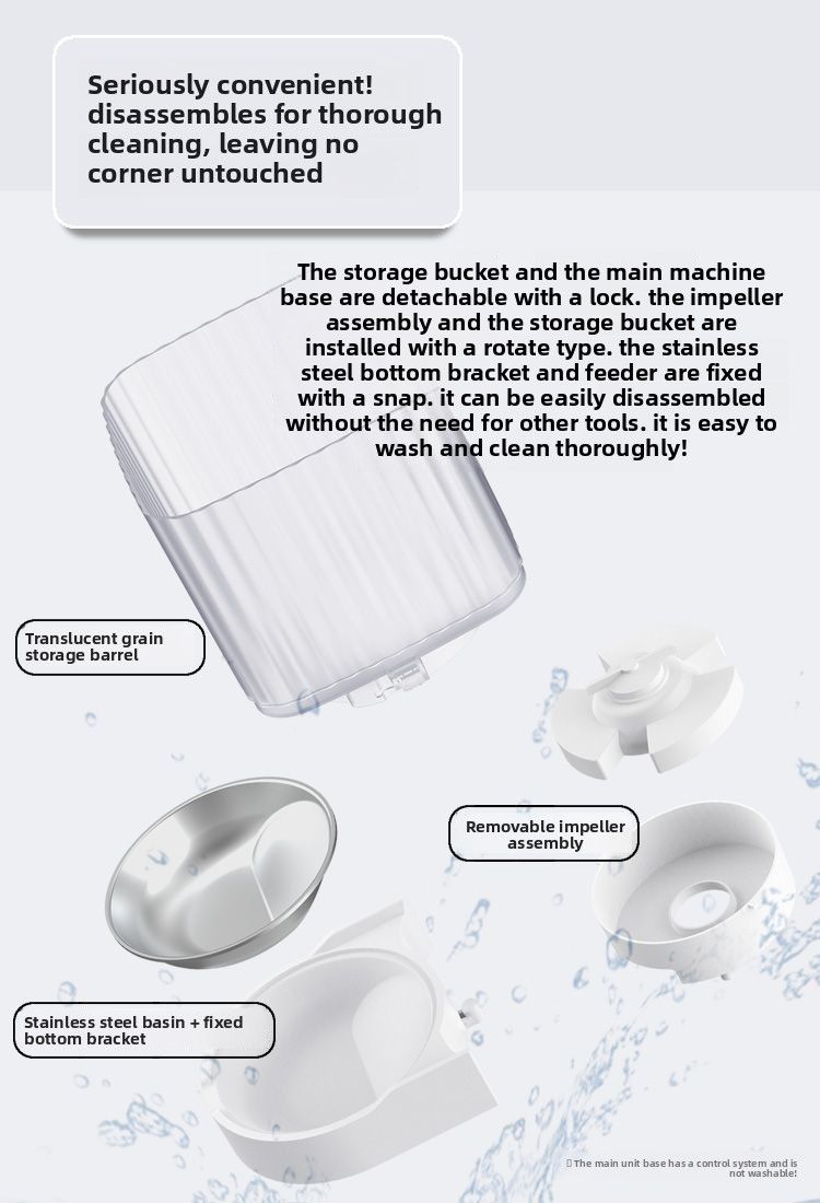 Smart WiFi Pet Feeder With Timer, Portion Control, Dual Bowls And Visual Monitoring For Cats And Dogs_voghion.com