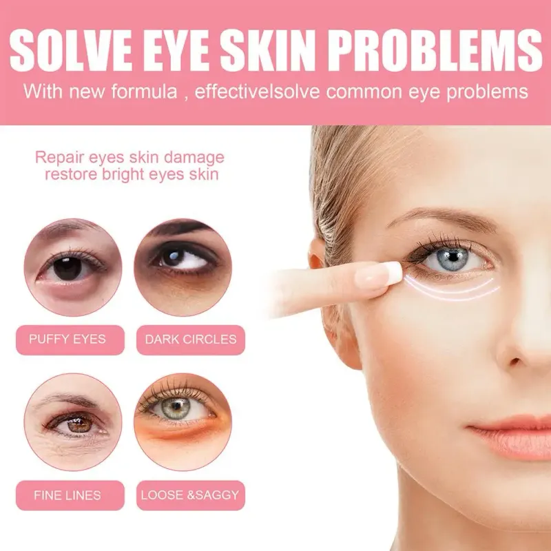 Rose Hyaluronic Acid Eye Cream Stick Moisturizing Anti-aging Firming Eye Eye Dark Firming Circles Moisturizing Remove Bags_voghion.com