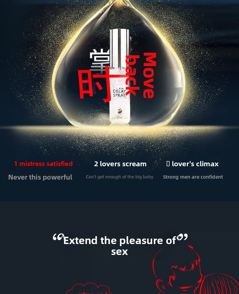 Imported Male 15ml Sexual Enhancement External Use Men's Delay Indian God Oil Spray_voghion.com