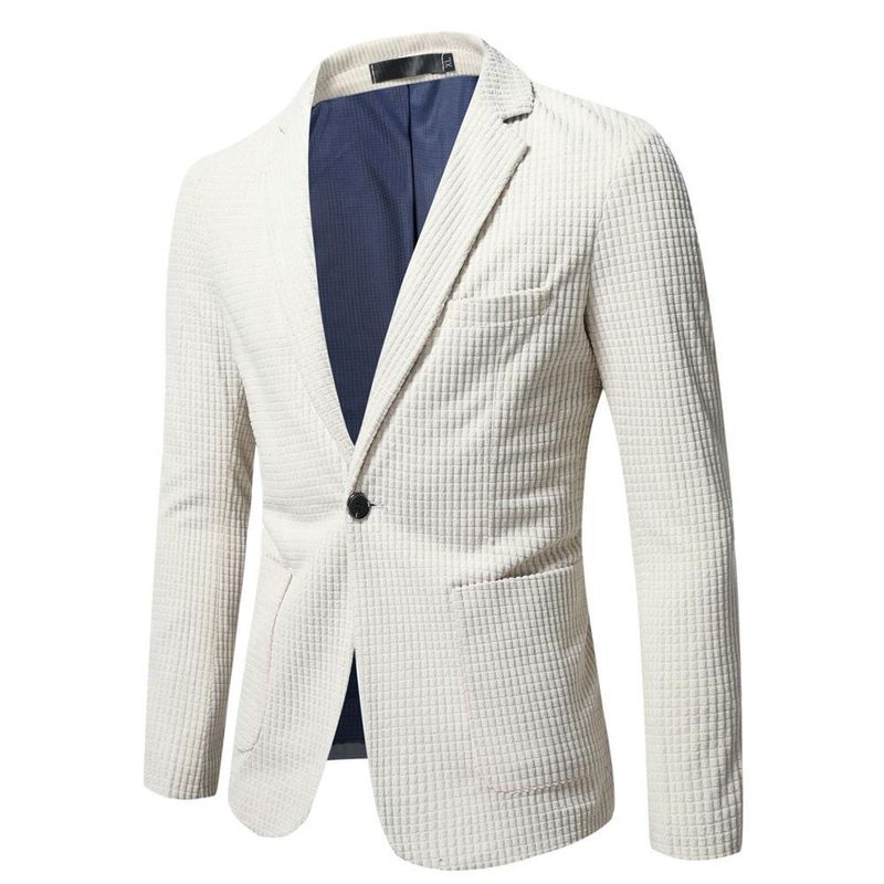 Giacca da uomo in velluto a coste britannico slim fit versione coreana casual da uomo 2024_voghion.com