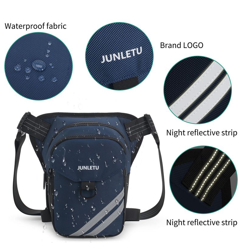 Nei Männer Këscht Bag Crossbody Multifunktionnelle Motorrad Been Bag, waasserdicht a grouss Kapazitéit_voghion.com