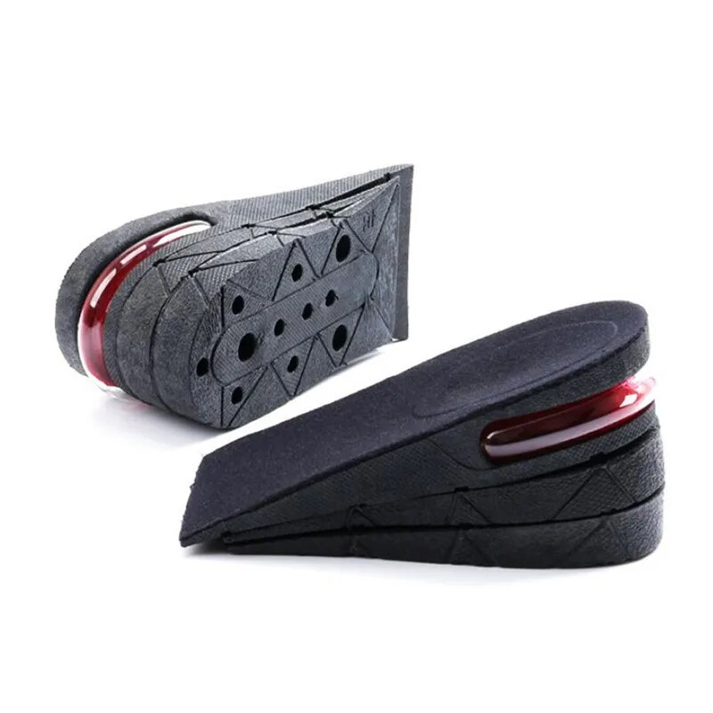 Podwyższenie wysokości dla mężczyzn i kobiet, buty podwyższające, unisex, trampki, wkładka podnosząca piętę, półwkładki 3-7,5 cm_voghion.com