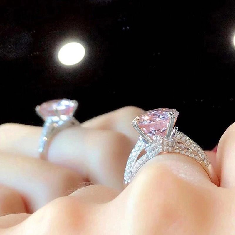 Cao Shi Eleganter Simulierter Diamant Neuer großer ovaler Ehering für Damen_voghion.com