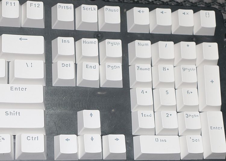 Lei Bo Einzelne transparente V500 Nical-Tastatur_voghion.com