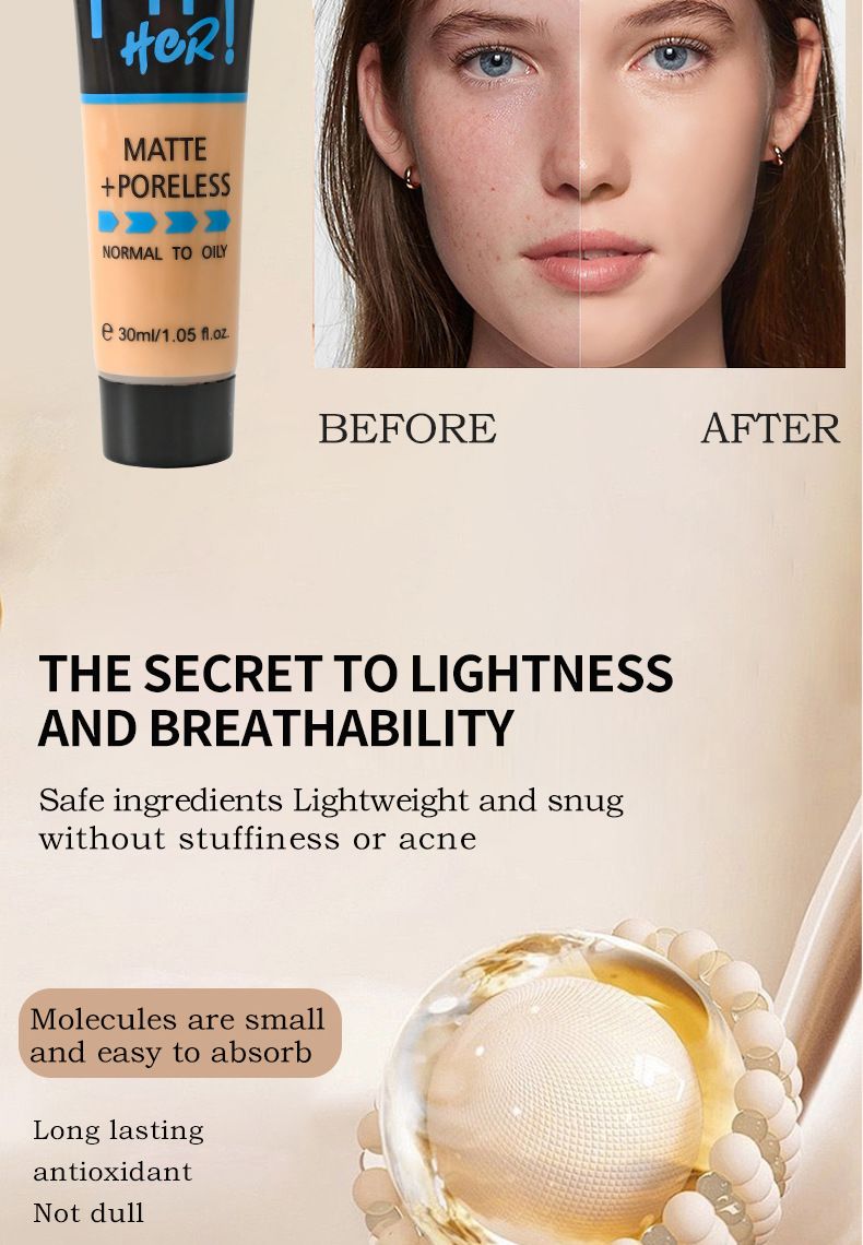 Face Foundation New ROMANTIC KYLIE Concealer Foundation Matte Brightening Long Lasting Makeup Foundation_voghion.com
