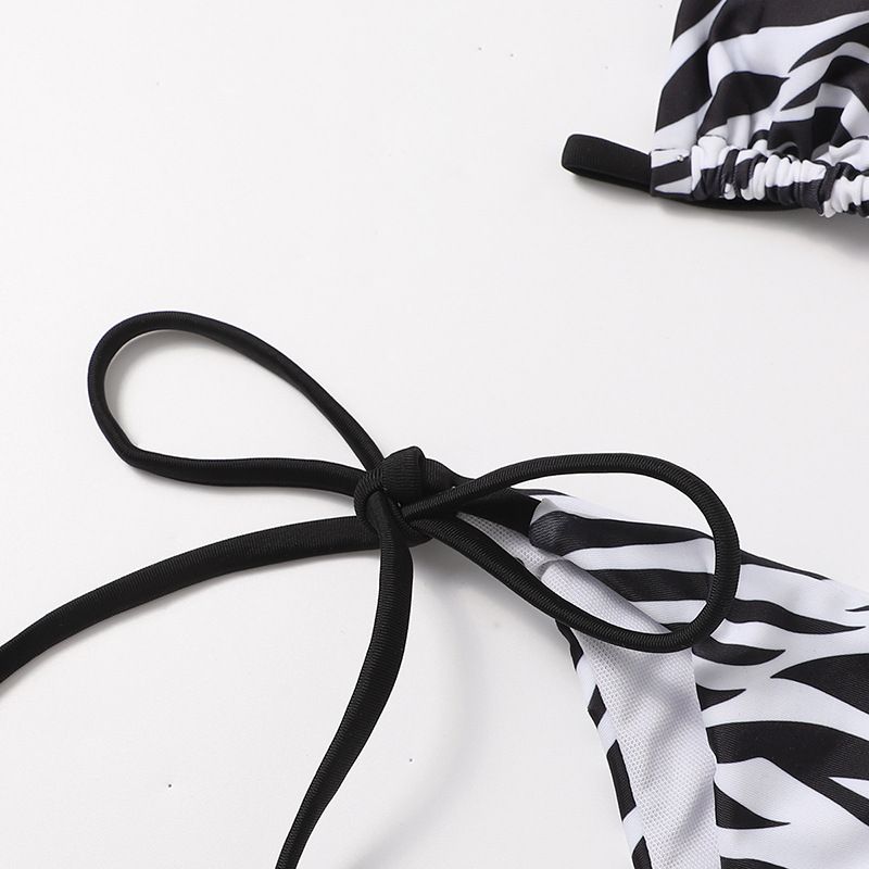 Women's Clothing Split Print Bikini_voghion.com