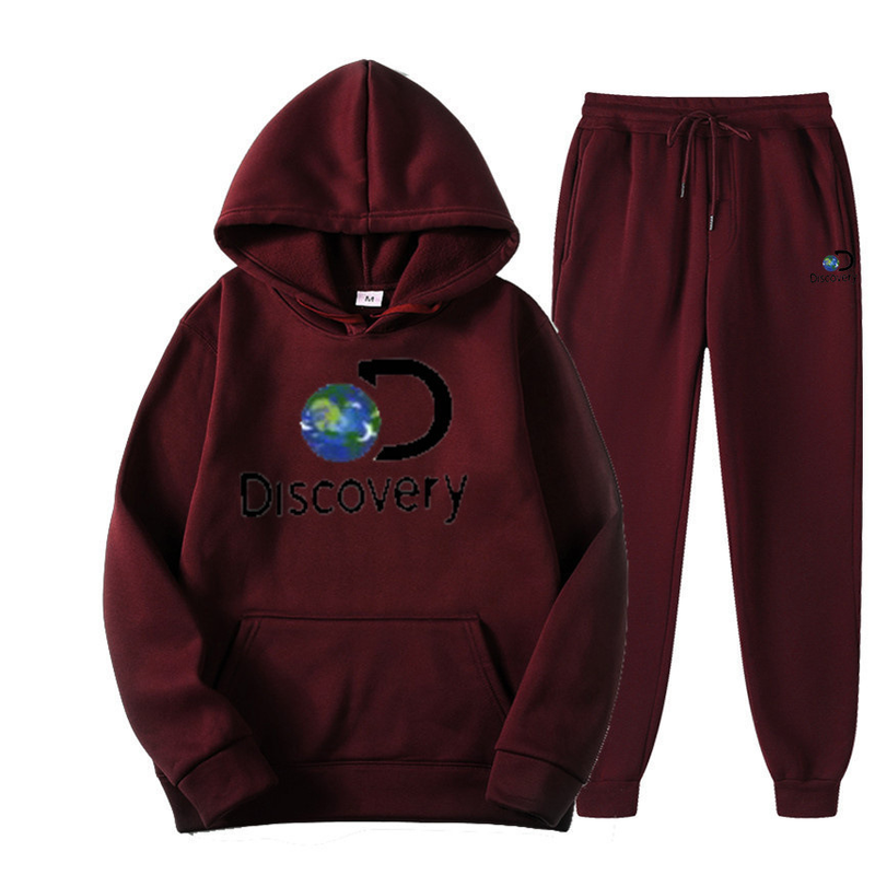 Novo moletom com capuz quente e de pelúcia, estilo primavera/outono, da moda, 2024, para homens e mulheres, conjunto esportivo casual_voghion.com