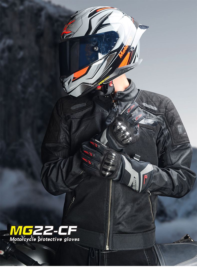 Luvas de inverno para motociclismo OnesAgain, longas, impermeáveis, resistentes ao vento e quentes, para homens e mulheres, com proteção anti-queda._voghion.com