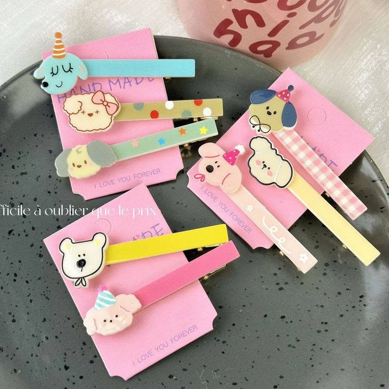 Japonska barvna sponka za lase z mladičkom, ljubka, smešna risana žival, sponka za lase s prelomljenim račjim kljunom, novi dodatki za lase 2023_voghion.com