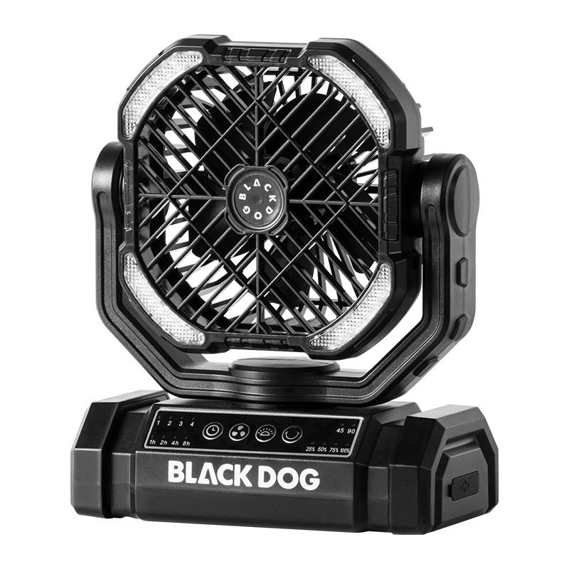 Blackdog Outdoor Desktop Mini Fan Cooling Small Tactical New Portable Camping Light Rechargeable_voghion.com